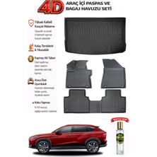 Mg Mghs Beniznli 2026 Model Araca Özel Kokusuz Paspas Takımı + Bagaj Havuzu