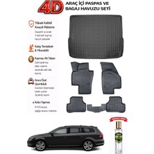 Volkswagen B7 Stw 2018 Model Araca Özel Kokusuz Paspas Takımı + Bagaj Havuzu