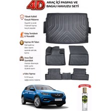 Opel Grandland x 2026 Model Araca Özel Kokusuz Paspas Takımı + Üst Bagaj Havuzu