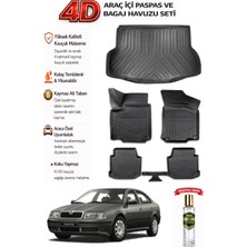 Skoda Octavia 2002 Model Araca Özel Kokusuz Paspas Takımı + Bagaj Havuzu