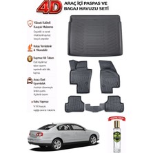 Volkswagen B6 2006 Model Araca Özel Kokusuz Paspas Takımı + Bagaj Havuzu