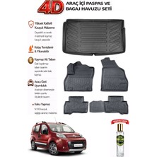 Fiat Fiorino 2017 Model Araca Özel Kokusuz Paspas Takımı + Bagaj Havuzu
