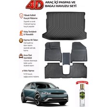 Hyundai Ioniq 5 2023 Model Araca Özel Kokusuz Paspas Takımı + Bagaj Havuzu
