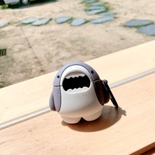 Dmay Airpods 4. Nesil (2024) Uyumlu Silikon Sevimli Figürlü Kılıf