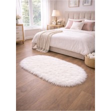 Eyprich Kuzu Post Peluş Süet Taban Ince Halı - Yumuşak Dokulu