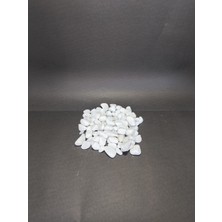 5 kg Beyaz Dekoratif Çakıl Taşı Bahçe Saksı Akvaryum Teraryum Süs Taşı Doğal Taş