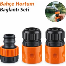 DESIPHON 1/2" Hortum Musluk Bağlantı Adaptörü (2 Adet) + 1/2-3/4" Musluk Adaptörü Bahçe Sulama Aparatı