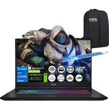 MSI Msı Katana 17 B13VEK-1035XTR I7-13620H RTX4050 16GB Ram 512GB SSD 17.3" Fhd IPS 144Hz W11 Taşınabilir Bilgisayar