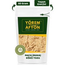Gülçehre Yörem Afyon And Dağlarının Süper Kahramanı 4500 Rakım Hakiki Peru Maca (Maka) Kökü Tozu (Lepidium Meyenii) | 60G