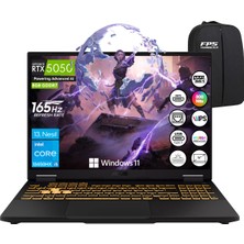 Asus Tuf Gaming F16 FX608JH İ5-13450HX RTX5050 115W 24GB Ram 512GB SSD 16" IPS Wuxga 165Hz Taşınabilir Bilgisayar