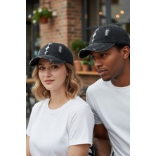 Aware Time Unisex Özle Yıkama Kot Kep Şapka