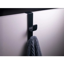 3D Snaxx 4’lü Modern Kapı Üstü Havlu Askısı – Vida ve Delme Gerektirmeyen Pratik Kapı Askılığı – 4.2 cm Kapı Kalınlığına Uyumlu