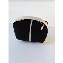 Milabella Vera Kanvas Siyah-krem Kadın El Çantası