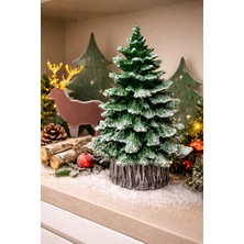 Renkli Fırça Çam Ağacı Polyester Biblo Hediyelik