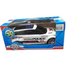Can Oyuncak CAN 89-2389B KUTULU PİLLİ POLİS ARABASI 3 D IŞIKLI