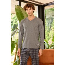 Kly Midi Yaka Pijama Takımı 9265