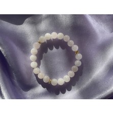 Aurevyn Design Pembe Kuvars Taşı Bileklik