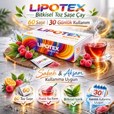 Lipotex Powdered Tea Lipotex Kilo Verme Ve Zayıflamaya Yardımcı Detox Çayı Tea 30 Günlük