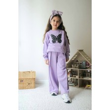 Miviko Kız Çocuk Takımı  Alt Ust Set 2li Mevsimlik 2iplikli  Full Likralı Pamuklu Kumaş Süper Kalite