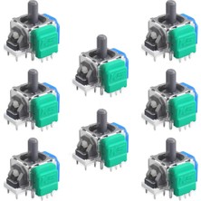 Pop Konsol 8 Adet Xbox One Uyumlu Manyetik Mıknatıslı Analog 3D Joystick Hall Sensör Xbox One Kol Yedek Parça