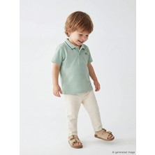 LC Waikiki Lcw Baby Yeşil Erkek Bebek Polo Yaka Tişört ve Pantolon