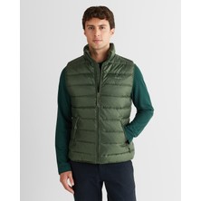 Gant Erkek Yeşil Regular Fit Dik Yaka Kaz Tüyü Yelek 7006527.360