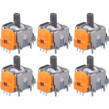 Pop Konsol 6 Adet Playstation 4 Uyumlu Manyetik Mıknatıslı Analog 3D Joystick Hall Sensör PS4 Kol Yedek Parça