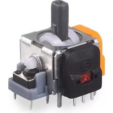 Pop Konsol 2 Adet Playstation 4 Uyumlu Manyetik Mıknatıslı Analog 3D Joystick Hall Sensör PS4 Kol Yedek Parça