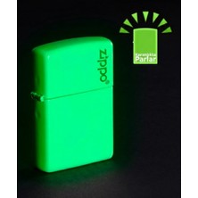 Zippo Glow In The Dark Logo Dizayn Çakmak
