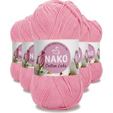 Maarketim 5 Adet Cotton Lüks Yelek Tunik Kazak Bluz Hırka İpi Yünü Pembe