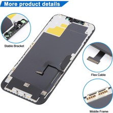 Teknonet Apple iPhone 12 Pro Max Uyumlu Diagnostics Lcd+Dokunmatik+Çıtalı