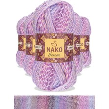 Maarketim 5 Adet Hercai li Hırka Kazak Atkı Bere El Örgü İpi Yünü