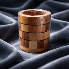 Ness Global Bambu Doğal Ahşap Mutfak Tezgah Üstü Dik Kaşıklık, Dekoratif Organizeri