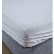 Karamanlı Home 2'li Ekonomik Alez Set % 100 Sıvı Geçirmez Lastikli Alez  Nefes Alır Terletmez Ses Yapmaz Yıkanabilir Yatağı Saran Yenil Nesil Nonwoven Teknolojisi