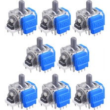 Pop Konsol 8 Adet PS5 Hall Effect Analog Motor PS5 Kol Joystick Tamiri Playstation 5 Yedek Parça