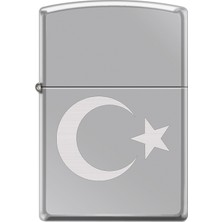 Zippo Türk Bayrağı Dizayn Çakmak