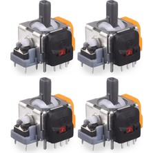 Pop Konsol 4 Adet PS4 Hall Effect Analog Motor PS4 Kol Joystick Tamiri Playstation 4 Yedek Parça