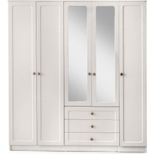 Mira Mdf 5 Kapılı Dolap