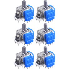 Pop Konsol 6 Adet PS5 Hall Effect Analog Motor PS5 Kol Joystick Tamiri Playstation 5 Yedek Parça