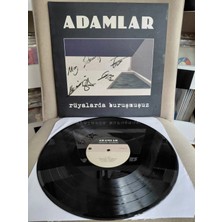 Plakperest Adamlar – Rüyalarda Buruşmuşuz - 2022  Türkiye Basım Albüm Lp Plak/tüm Grup Imzalı