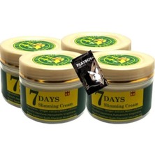 7days 4lü Adet Ginger Miracle Slimming Cream Kremi  100 ml + 1 Adet Jel Hediyeli