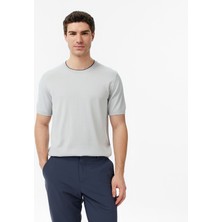 Nautica Erkek Gri Regular Fit Kısa Kollu Triko S65110T.0LR