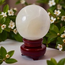 Doğaltaş Selenit Küre