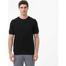 Nautica Erkek Siyah Regular Fit Kısa Kollu Triko S65113T.0TB