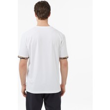 Nautica Erkek Beyaz Regular Fit T-Shirt V65363T.1BW