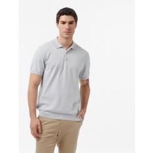 Nautica Erkek Gri Regular Fit Kısa Kollu Triko S65114T.0LR