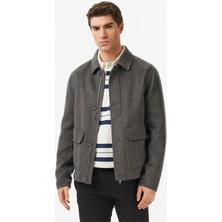Nautica Erkek Gri Regular Fit Kaşe Ceket J57016T.0CN
