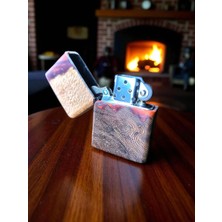 Precious Stabilize Çınar Ağacı & Epoksi El Yapımı Benzinli Çakmak