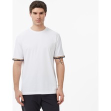 Nautica Erkek Beyaz Regular Fit T-Shirt V65363T.1BW