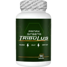 Panax 1 Kutu Panax Ginseng Tribuluslu Fenugreekli Shilajitli Hornygoatlı 90 Lı Erkeklere Özel Caps